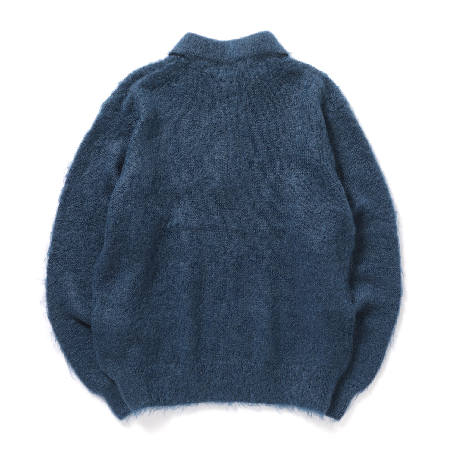 AURALEE / オーラリー | BRUSHED SUPER KID MOHAIR KNIT POLO (メンズ