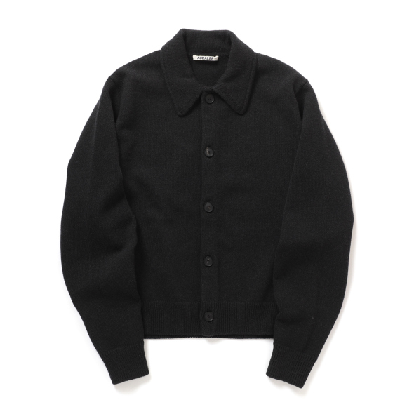 AURALEE / オーラリー | SUPER FINE WOOL KNIT SHIRT CARDIGAN (メンズ
