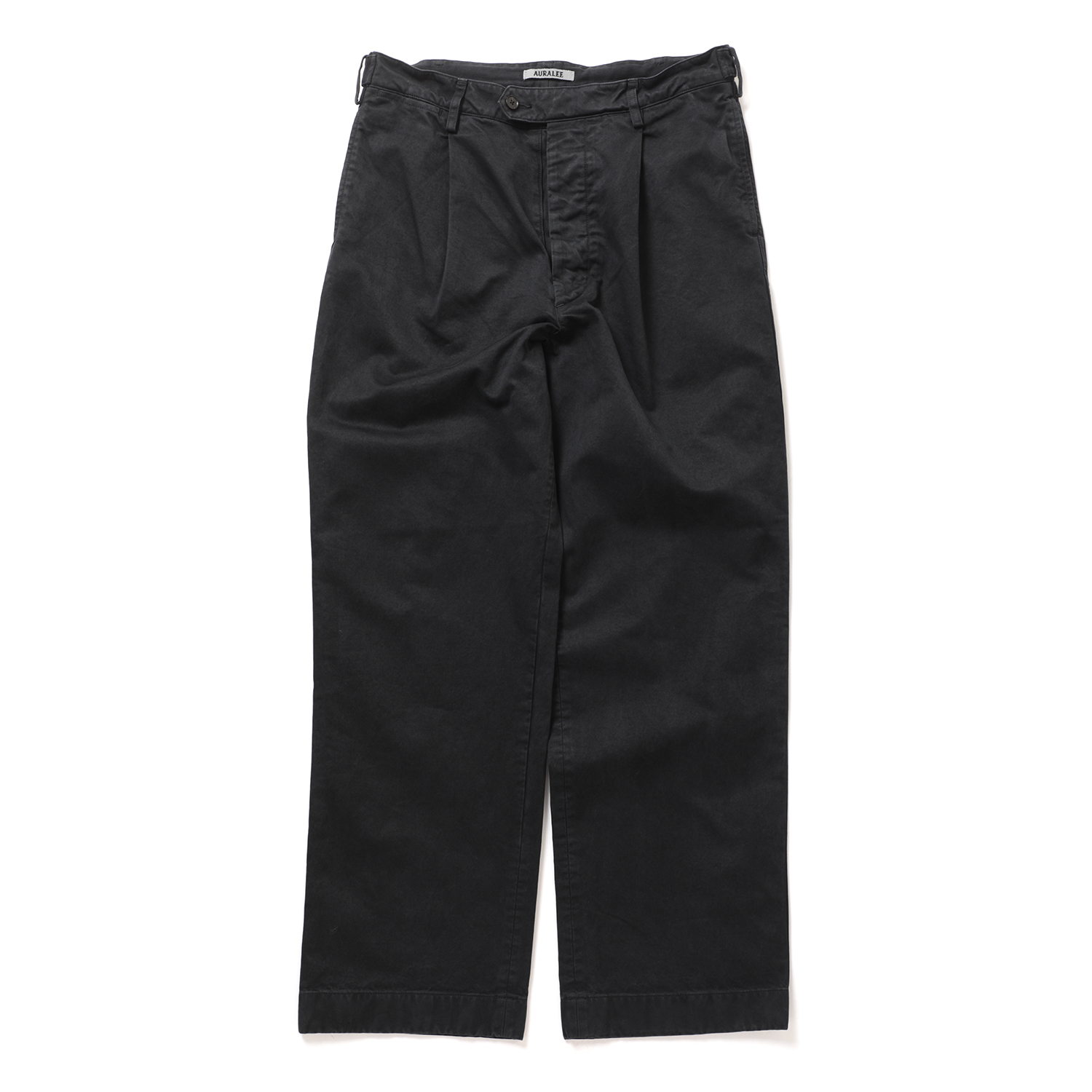 AURALEE / オーラリー | GARMENT-DYED FINX CHINO ONE-TUCK WIDE PANTS