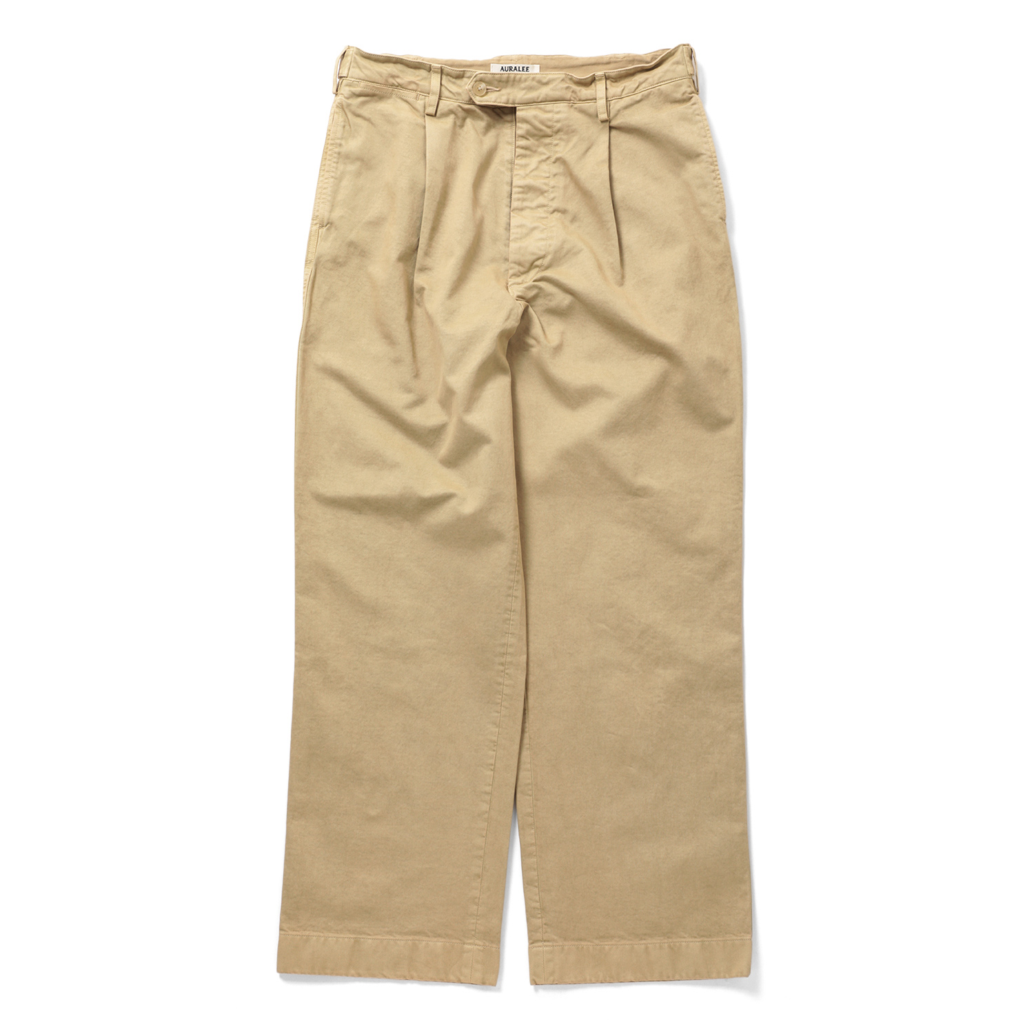 AURALEE / オーラリー | GARMENT-DYED FINX CHINO ONE-TUCK WIDE PANTS