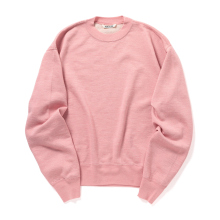 AURALEE / オーラリー | HIGH-TWIST COMPACT SWEAT P/O (メンズ) - Top Pink