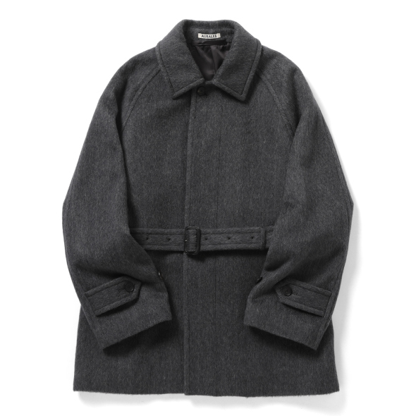 AURALEE / オーラリー | HAIRY WOOL MOHAIR CHAMBRAY SOUTIEN COLLAR