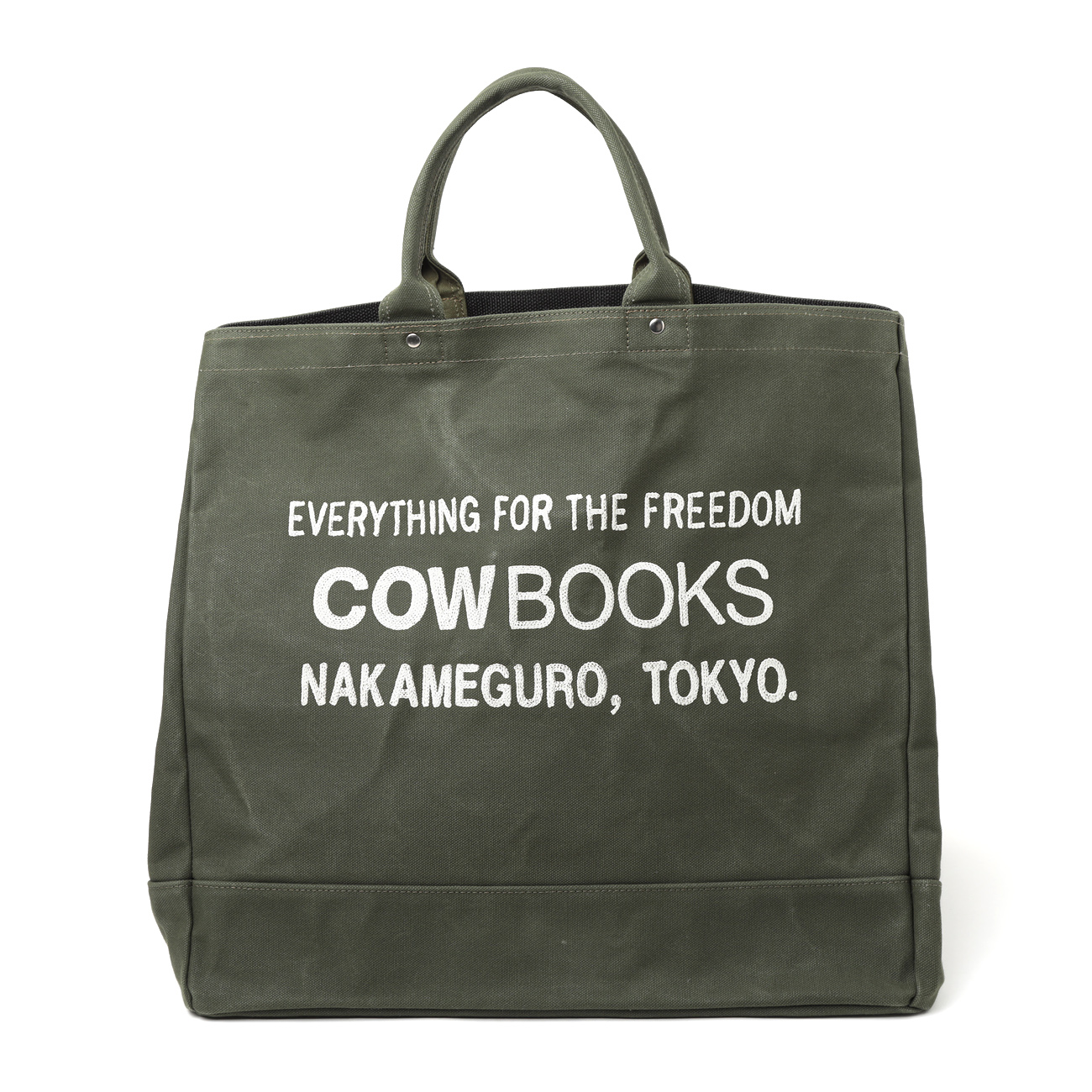 COW BOOKS / カウブックス | Container Big - Green × Ivory | 通販