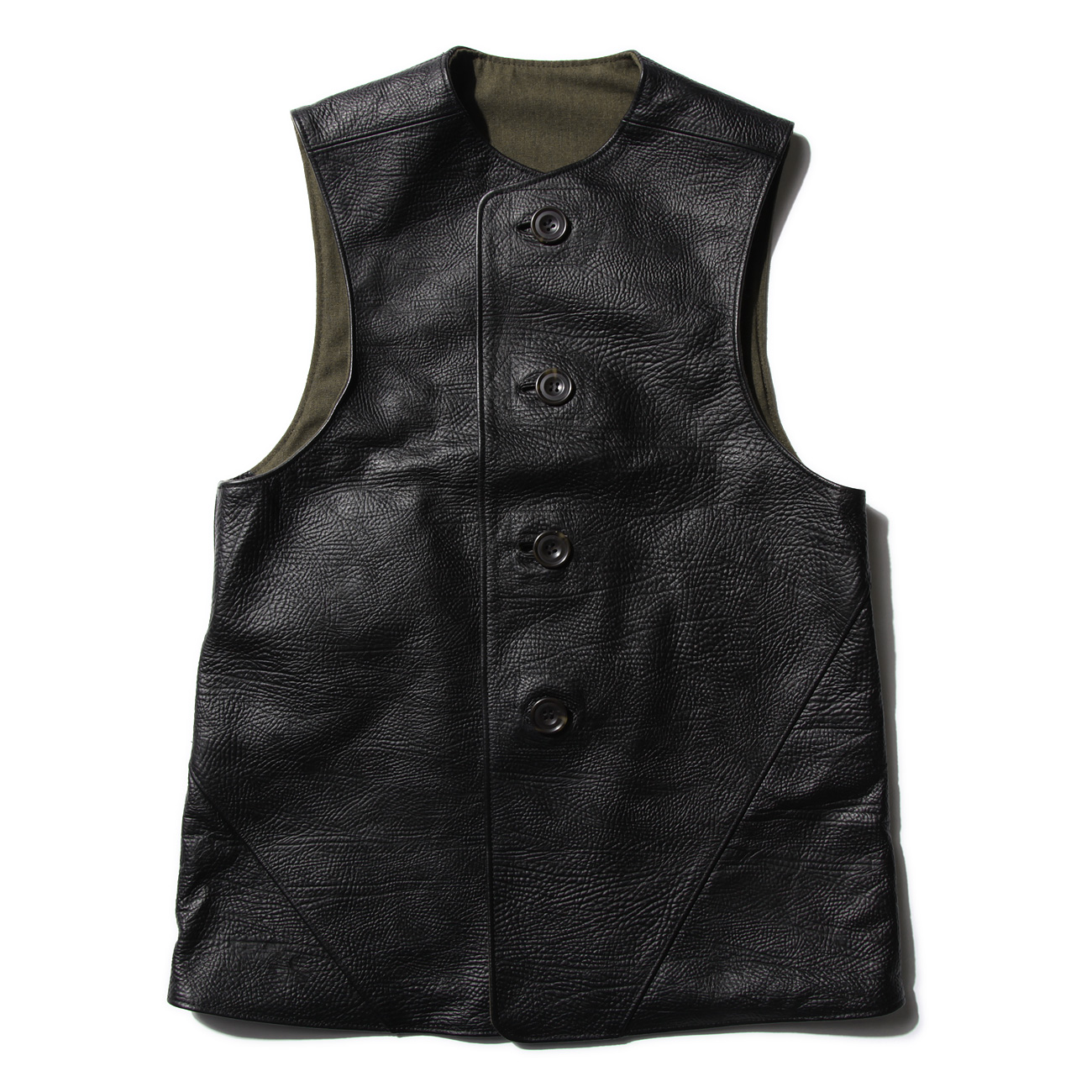 RESEARCH | Leather Jerkin - Black | 通販 - 正規取扱店 | COLLECT