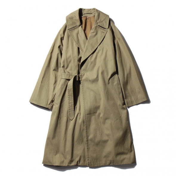 COMOLI / コモリ | コットンギャバ タイロッケンコート - Khaki