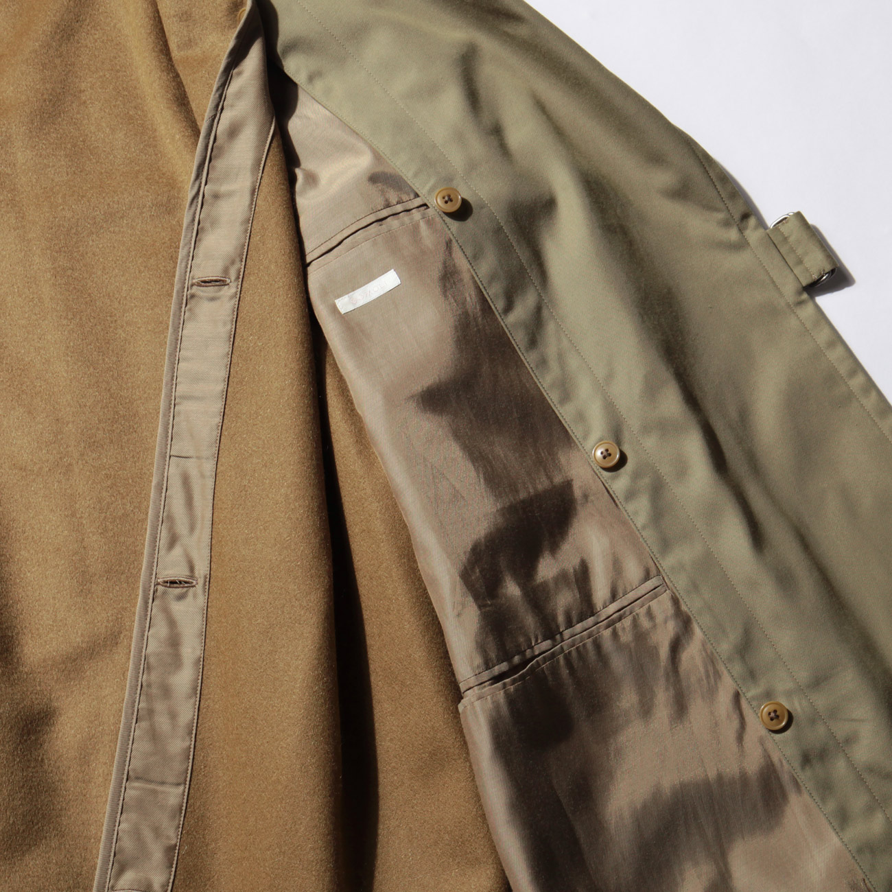 COMOLI / コモリ | コットンギャバ タイロッケンコート - Khaki | 通販