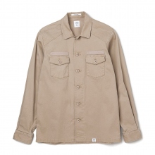 BEDWIN / ベドウィン | L/S MILITARY SHIRT 「CLIFF」 - Beige | 通販