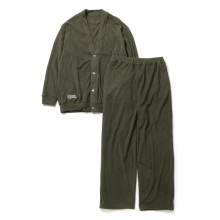 FreshService / フレッシュサービス | UTILITY PILE CARDIGAN SET-UP - Khaki