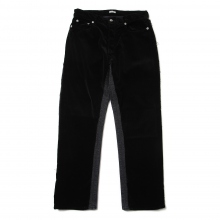 INSCRIRE / アンスクリア | Straight Patch Corduroy - Black