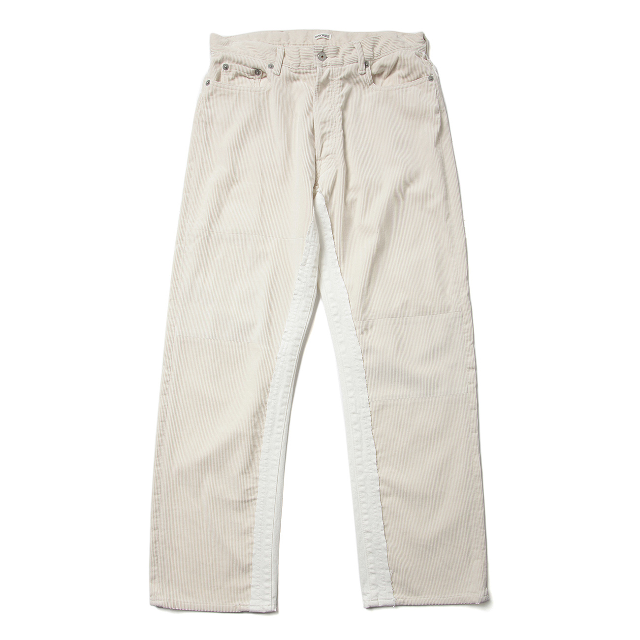 Straight Patch Corduroy - Ivory