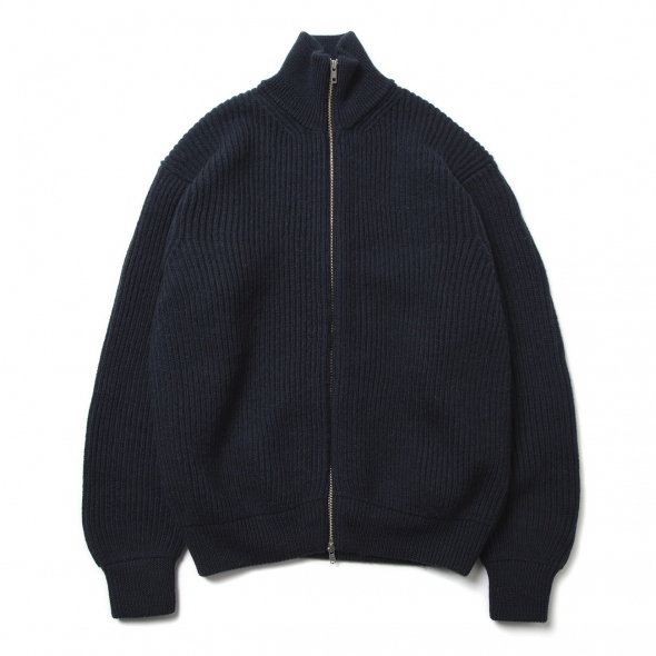 INSCRIRE / アンスクリア | Drivers Knit - Navy | 通販 - 正規取扱店
