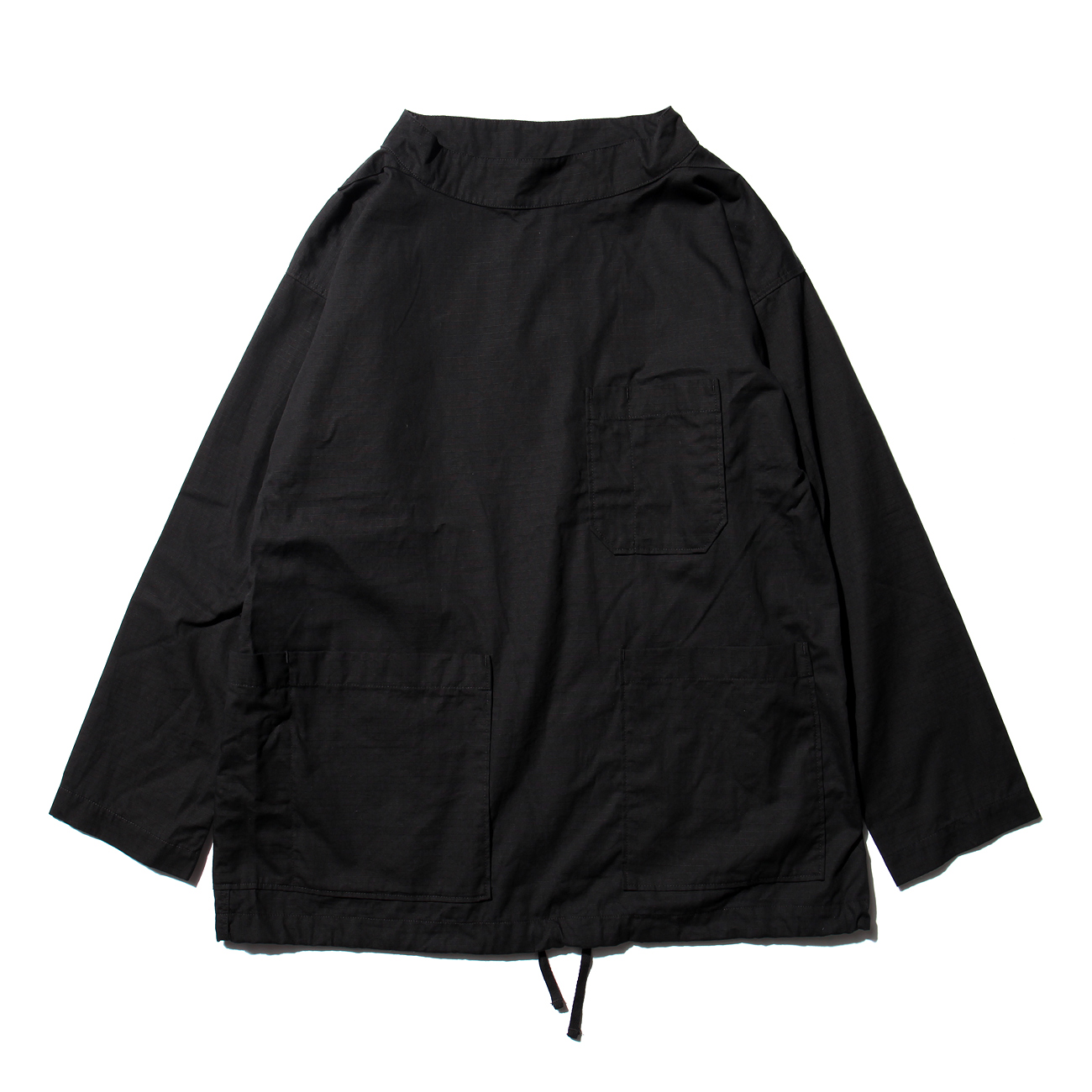 ENGINEERED GARMENTS | EG Workaday Smock Popover - Ripstop - Black