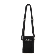 A.P.C. / アーペーセー | CROSSBODY POUCH RECUPERATION-24246102109-99 Black