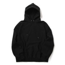 blurhmsROOTSTOCK / ブラームスルーツストック | Soft&Hard Sweat Hoodie P/O Big - Black