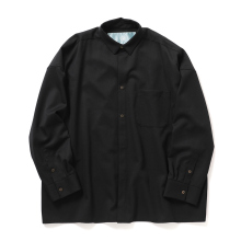 Dulcamara / ドゥルカマラ | よそいきワイドBOXシャツ - Black
