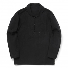 Porter Classic / ポータークラシック | LOCAL BLACK PULLOVER SHIRT