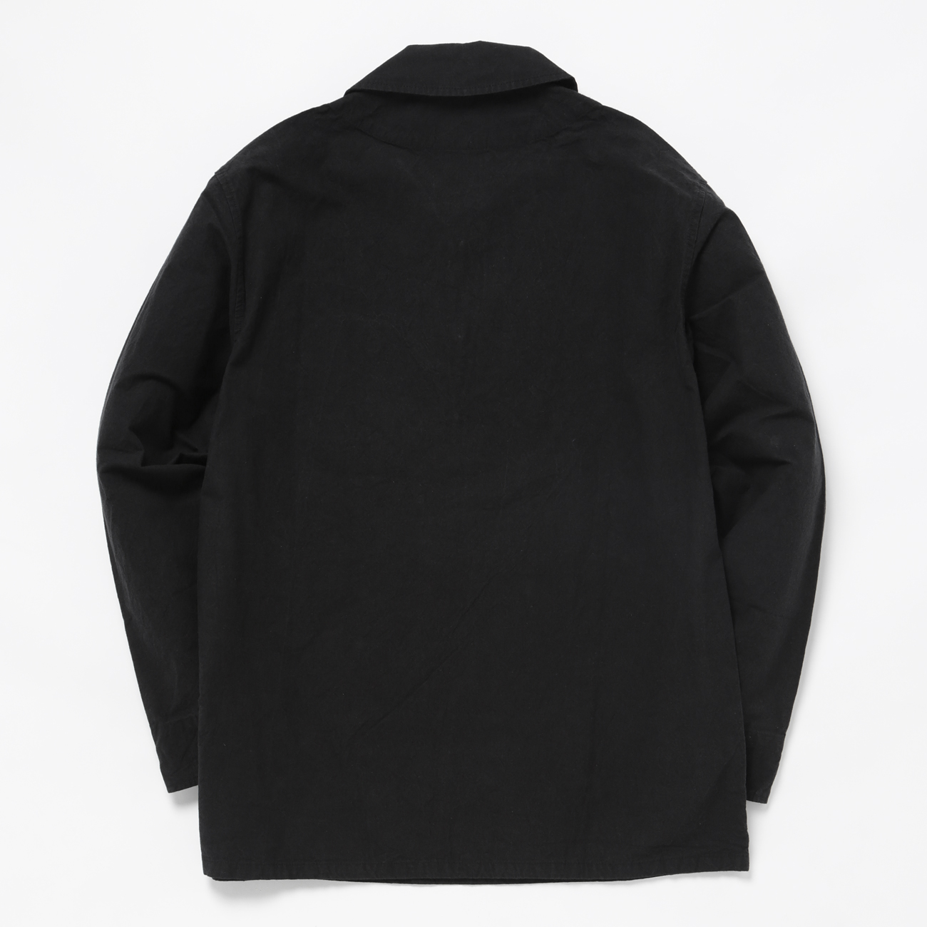 porter classic LOCAL BLACK SHIRT Ｍ Porter Classic (LOCAL BLACK PULLOVER SHIRT) Color：Black - TRAMPS