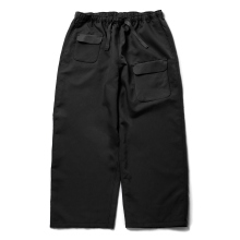 South2 West8 / サウスツーウエストエイト | String Cuff Baloon Pant - Poly Twill - Black