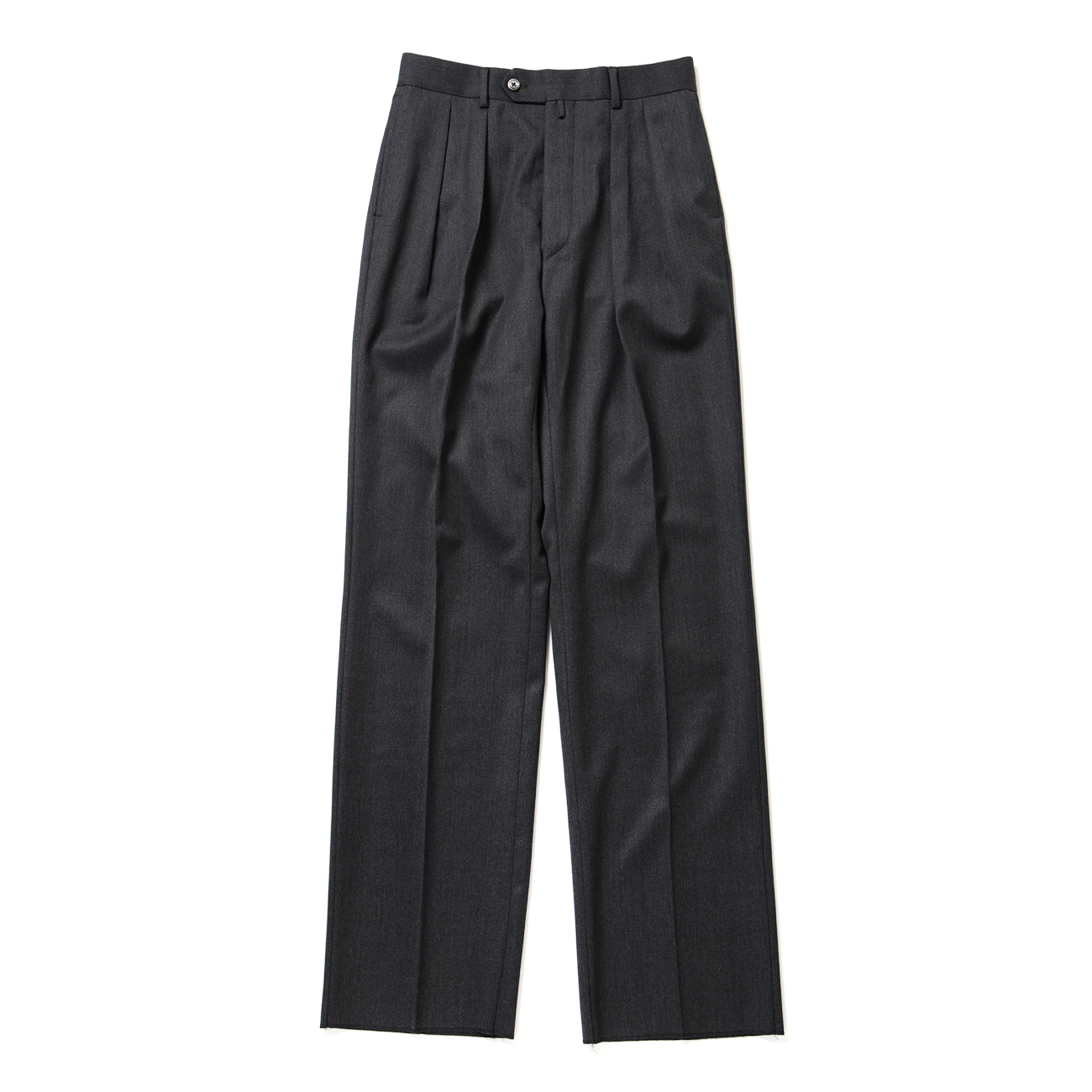 NEAT / ニート | Back Satin Gabardine Wide Type 1 - Gray