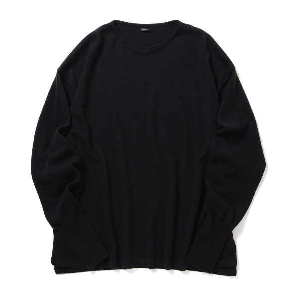 COMOLI 22aw カシミヤコモリニット Navy COMOLI “カシミヤコモリニット” COL: NAVY,CHARCOAL SIZE: F