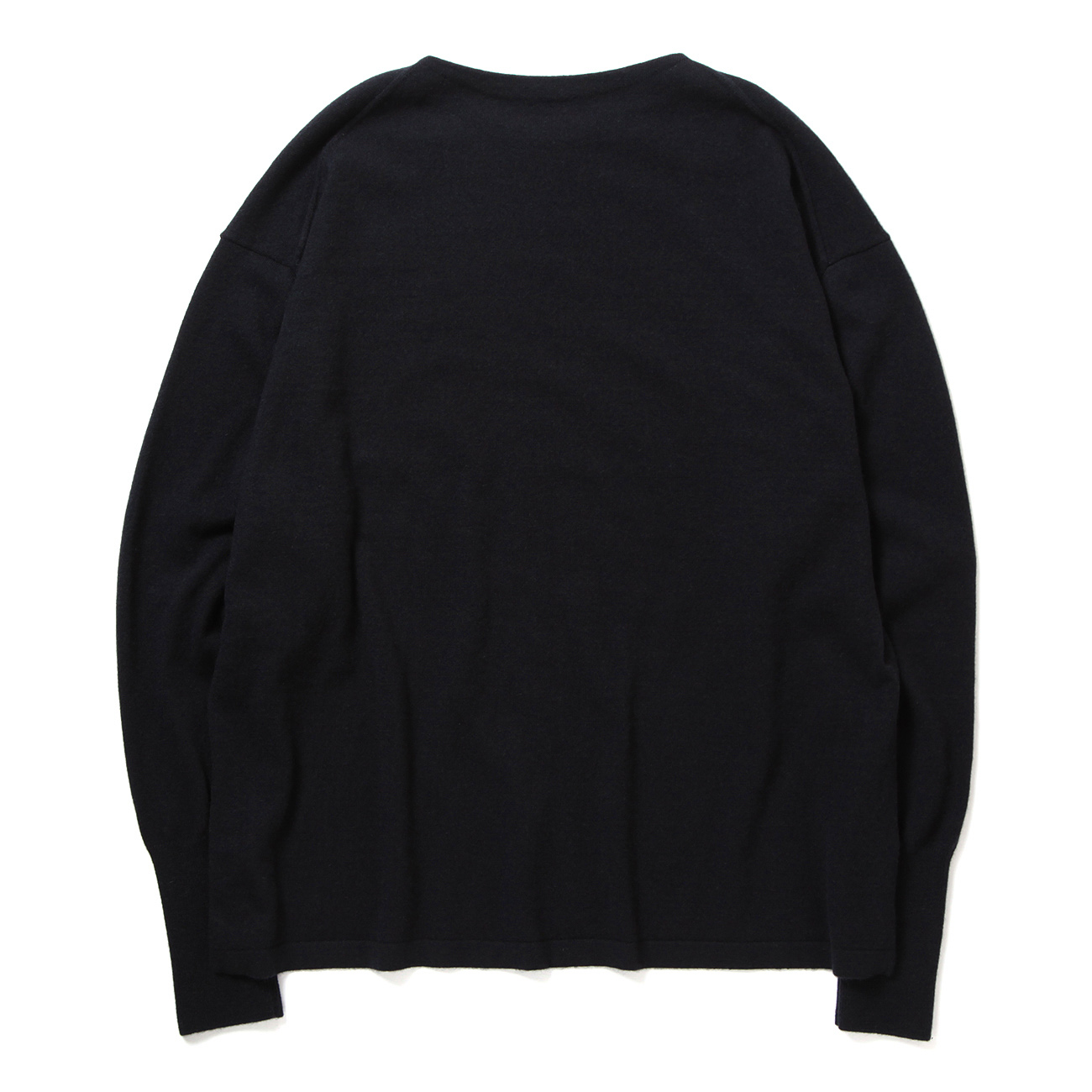 COMOLI 22aw カシミヤコモリニット Navy COMOLI (コモリ) カシミヤ Vネックニット