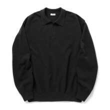 crepuscule / クレプスキュール | Co/Wo Moss Stitch Skipper - Black