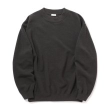 crepuscule / クレプスキュール | Co/Wo Moss Stitch P/O - Charcoal