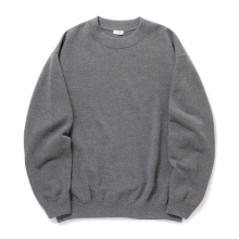 crepuscule / クレプスキュール | Co/Wo Moss Stitch P/O - Blue Gray