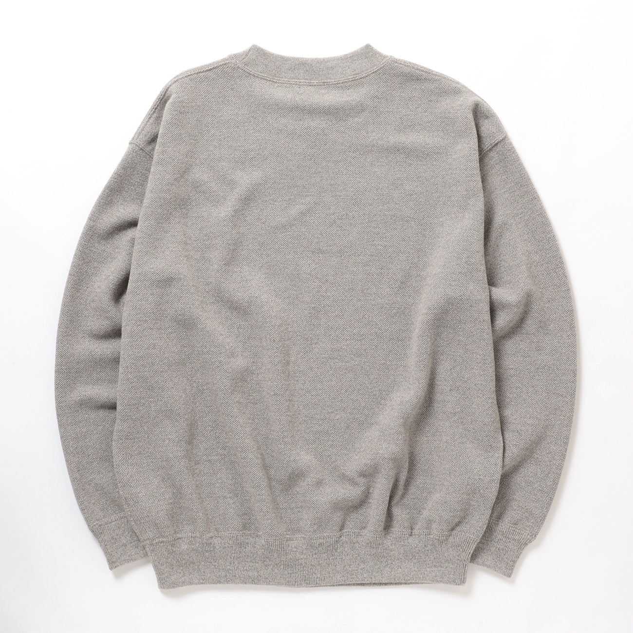 新品未使用 クレプスキュール モスステッチ グレー crepuscule / クレプスキュール | Co/Wo Moss Stitch P/O - Gray