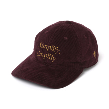 South2 West8 / サウスツーウエストエイト | 6 Panel Cap - Corduroy - Burgundy