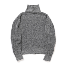 crepuscule / クレプスキュール | Funny Yarn Wide Rib T/N - Black