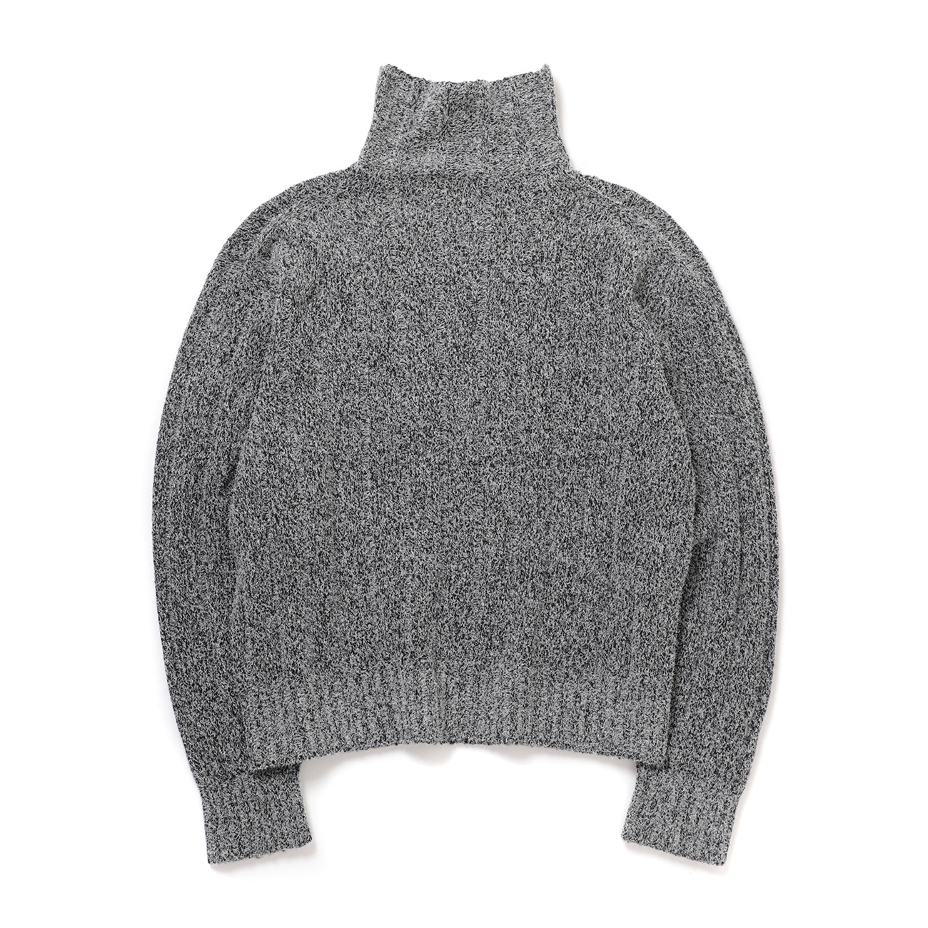 crepuscule / クレプスキュール | Funny Yarn Wide Rib T/N - Black