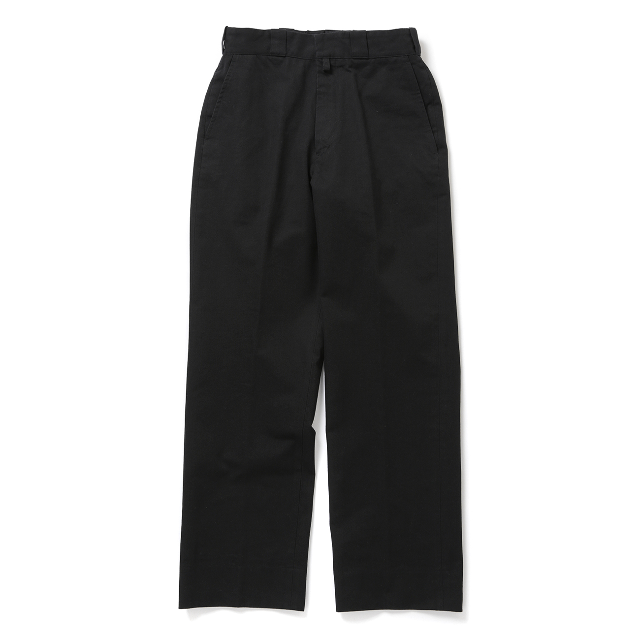 COMOLI / コモリ | ポストワークツイル パンツ - Black | 通販