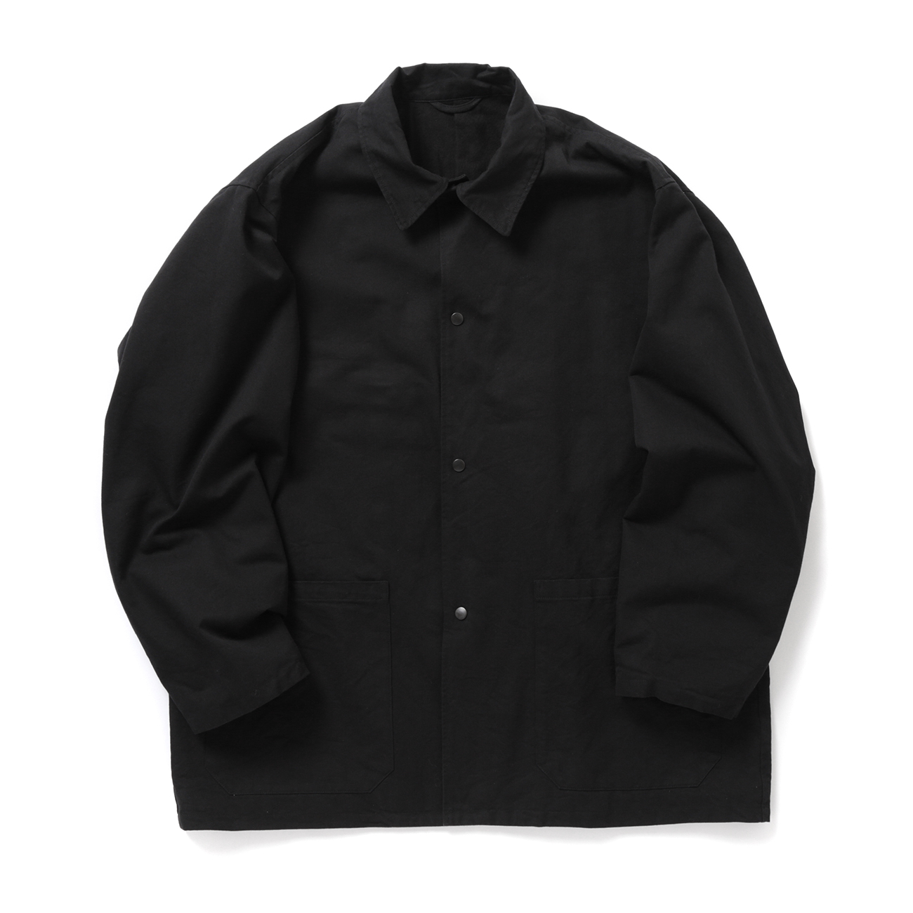 COMOLI / コモリ | ポストワークツイル ジャケット - Black | 通販