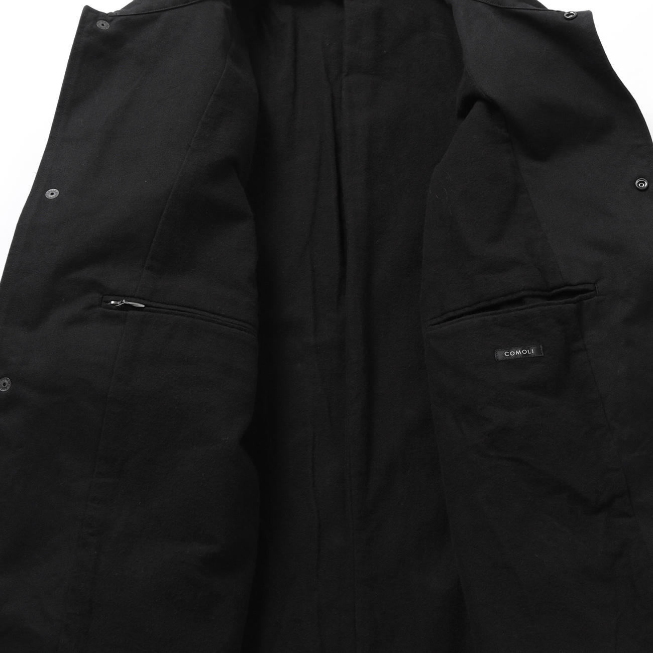 COMOLI / コモリ | ポストワークツイル ジャケット - Black | 通販 