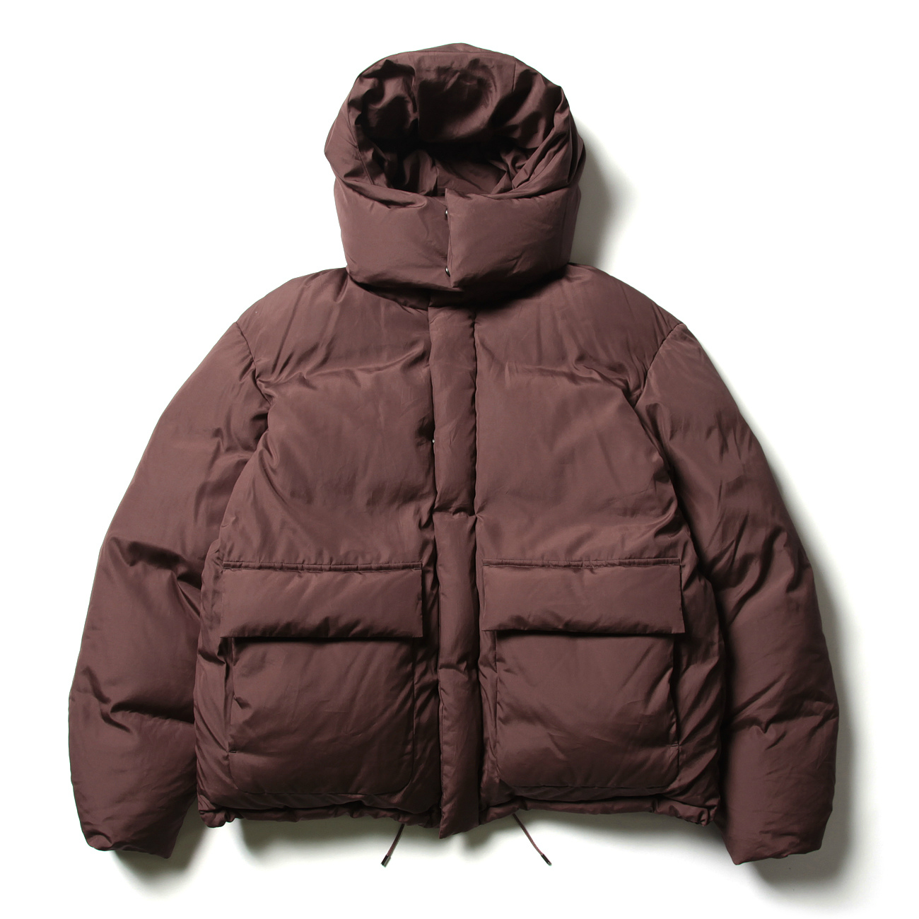 SUVIN HIGH COUNT CLOTH DOWN JACKET (メンズ) - Bordeaux