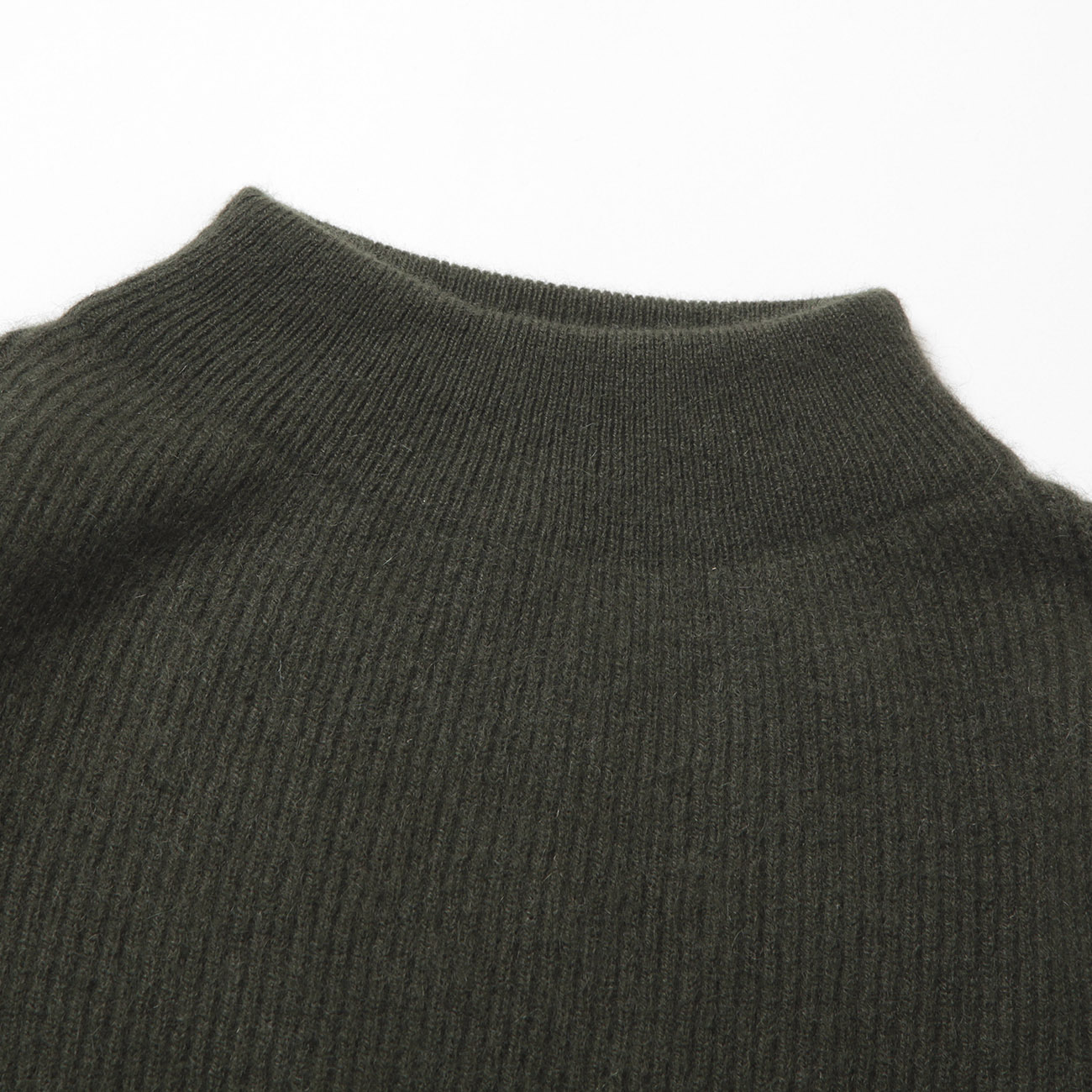 FINGER HALL BIG MOCK NECK (レディース) - Khaki