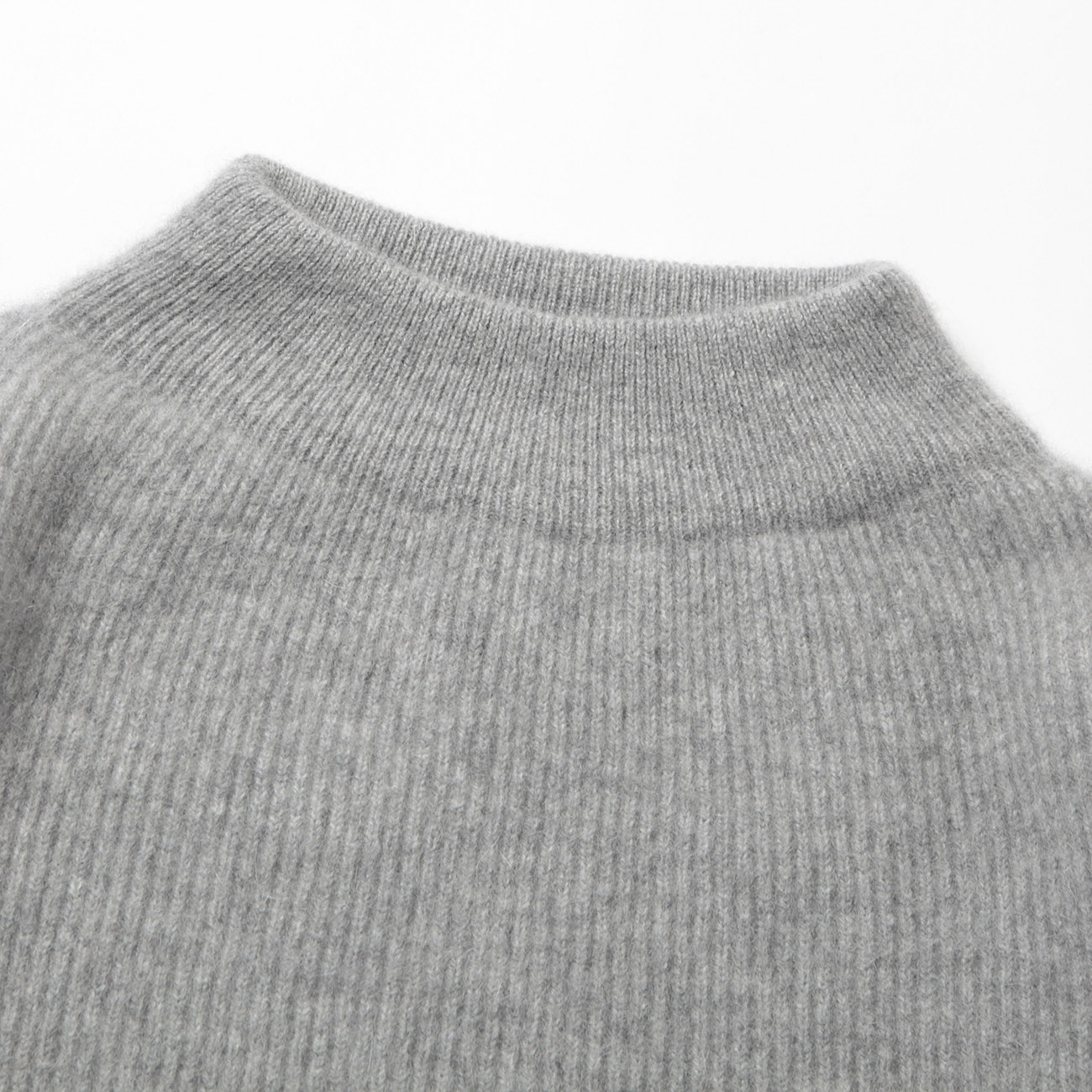 FINGER HALL BIG MOCK NECK (レディース) - Gray