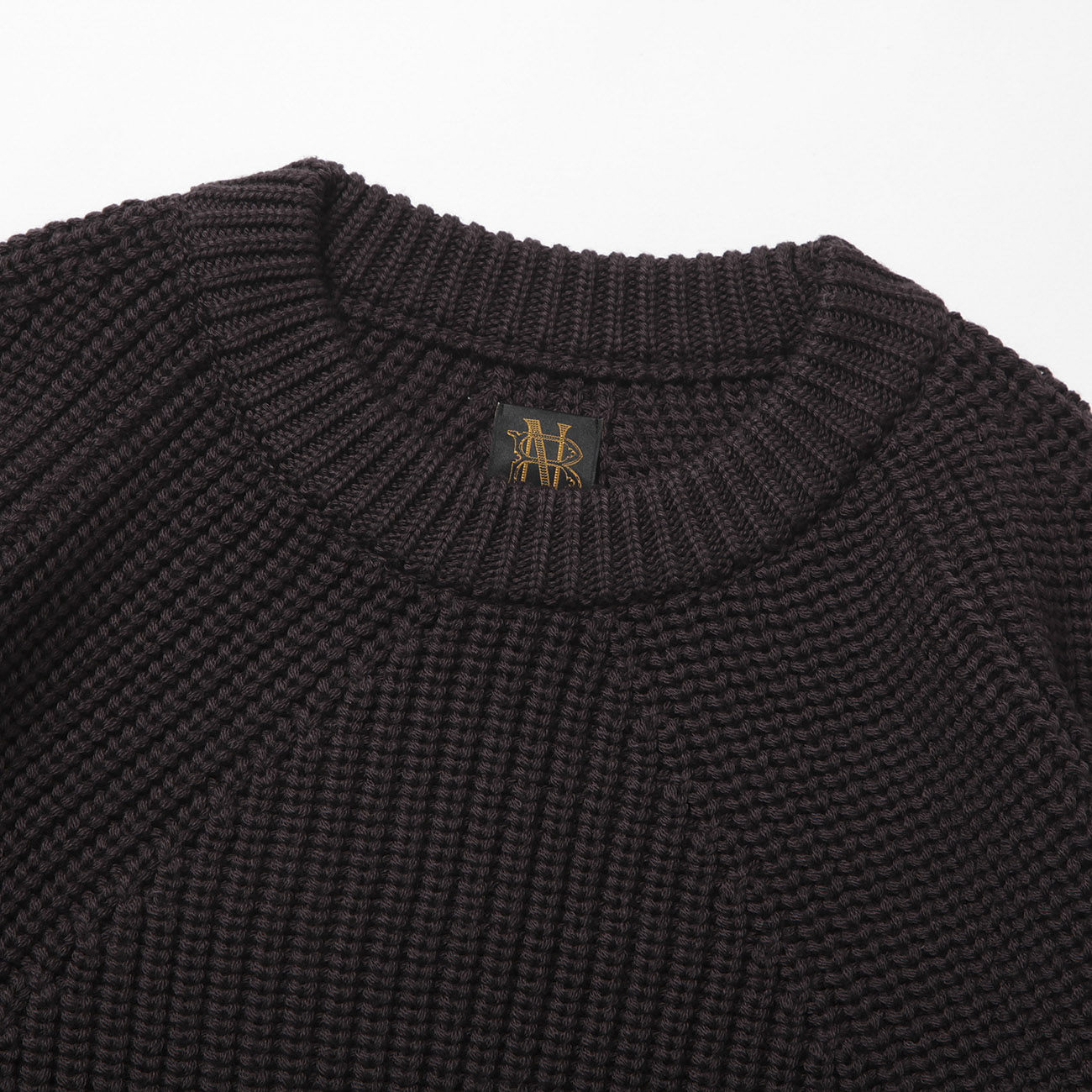 BATONER SIGNATURE CREW NECK ブラウン　サイズ2 BATONER / バトナー | SIGNATURE CREW NECK (メンズ) - Melange Brown