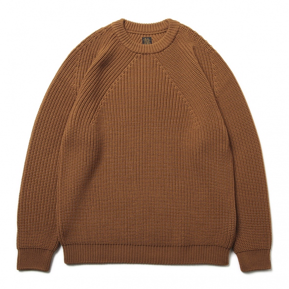 BATONER / バトナー | SIGNATURE CREW NECK (メンズ) - Camel Orange