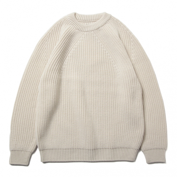 BATONER / バトナー | SIGNATURE CREW NECK (メンズ) - Ivory