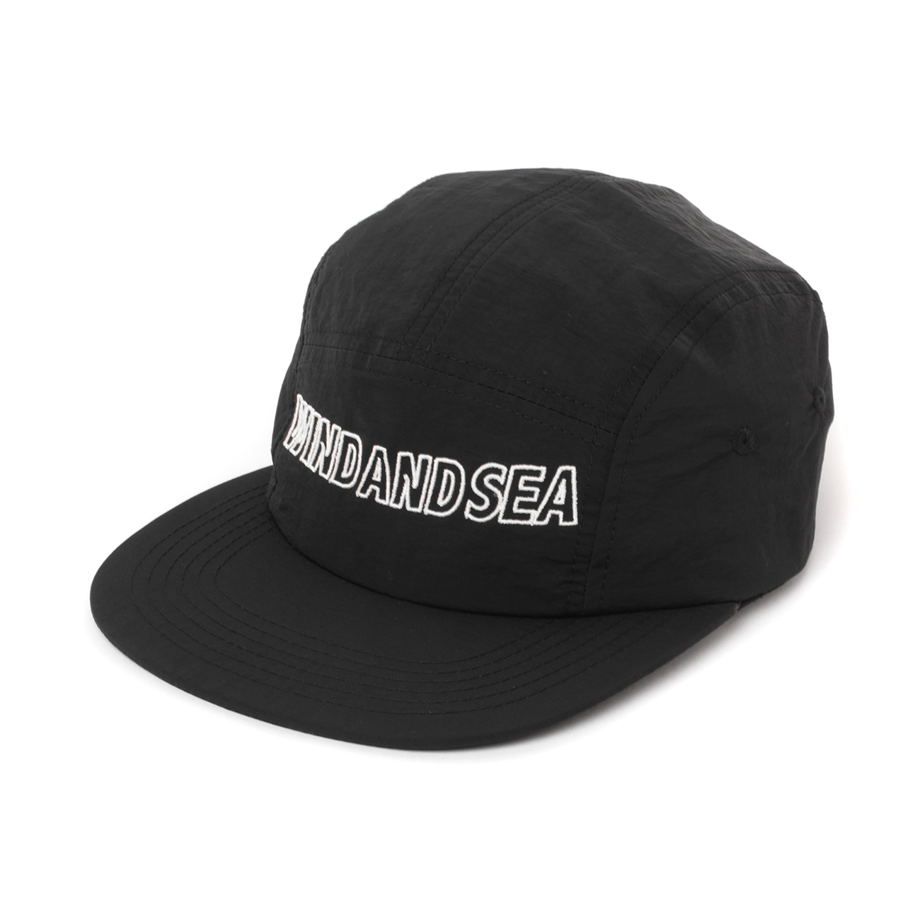 WIND AND SEA / ウィンダンシー | BIG LOGO JET CAP - Black | 通販