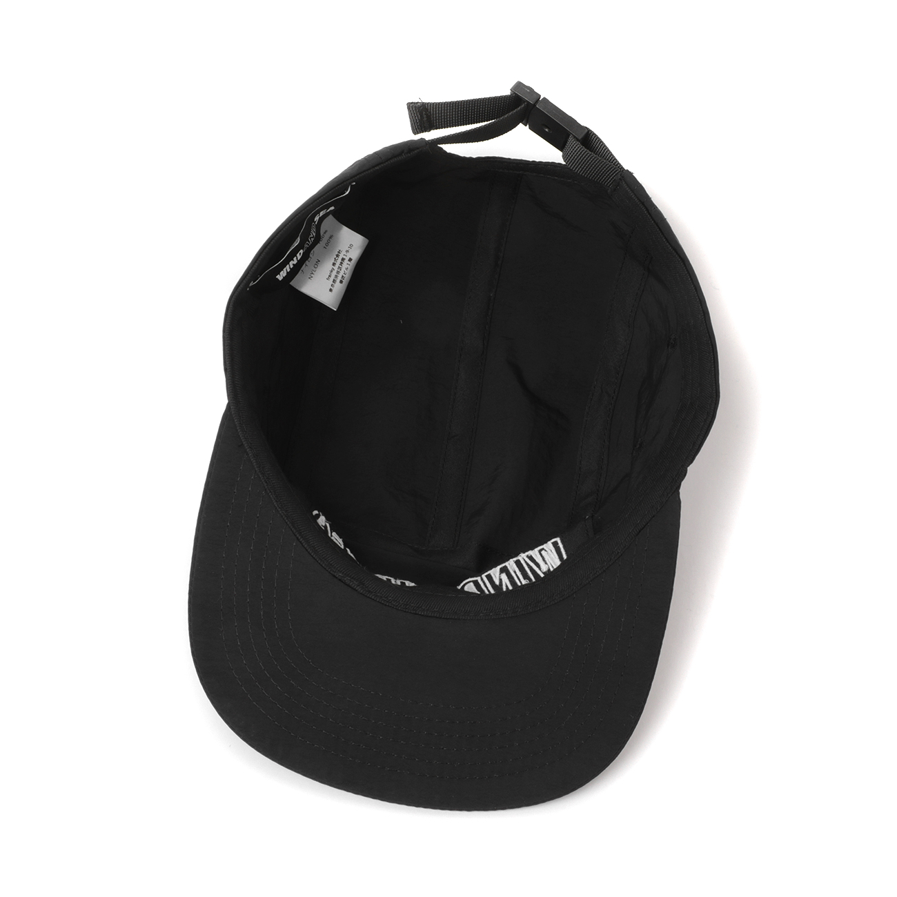 WIND AND SEA / ウィンダンシー | BIG LOGO JET CAP - Black | 通販