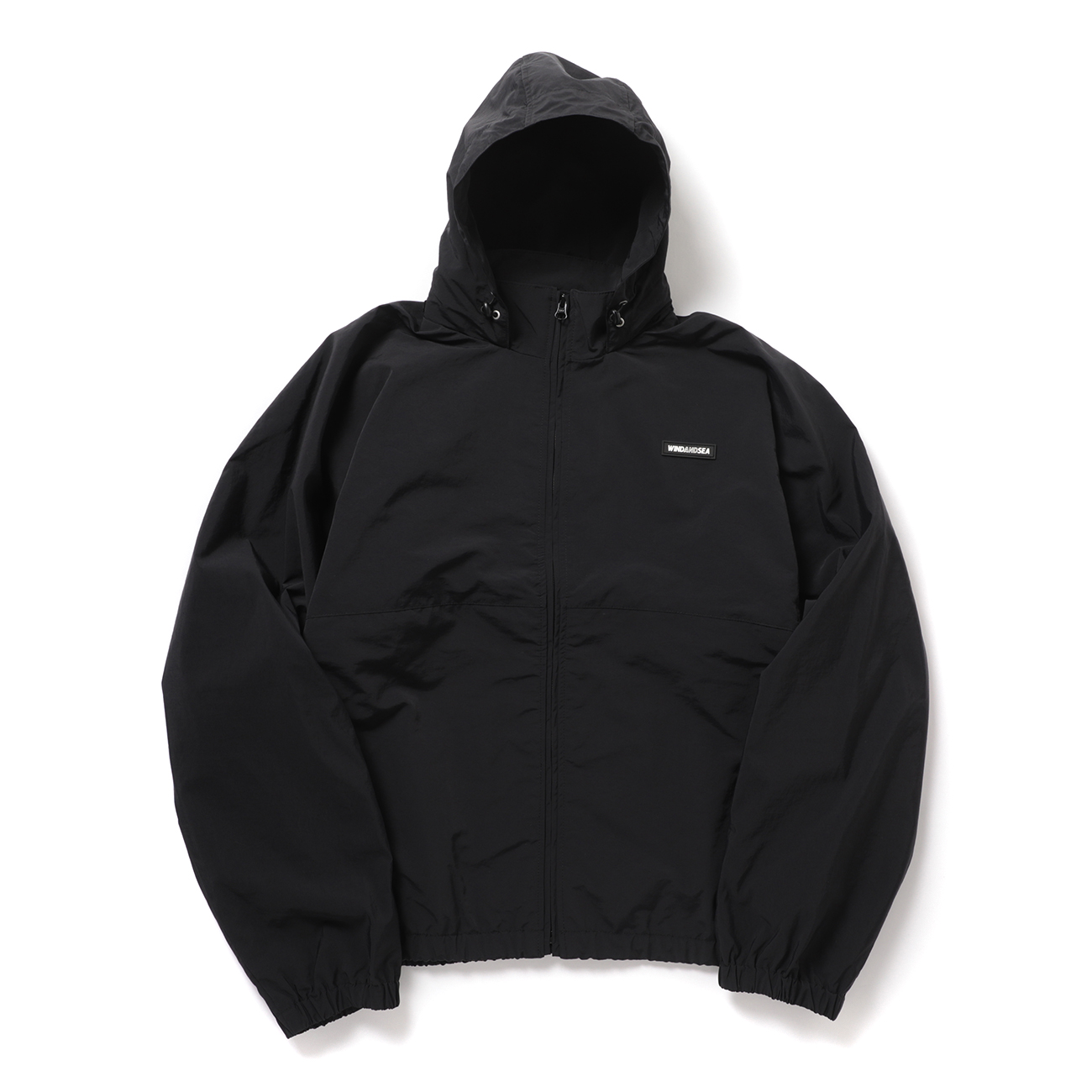 WIND AND SEA / ウィンダンシー | BIG LOGO SHELL PARKA - Black