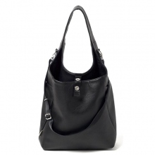 nunc / ヌンク | Supermarket - Water repellent leather - Black