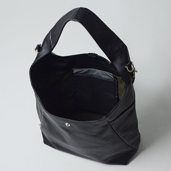 nunc / ヌンク | Supermarket - Water repellent leather - Black