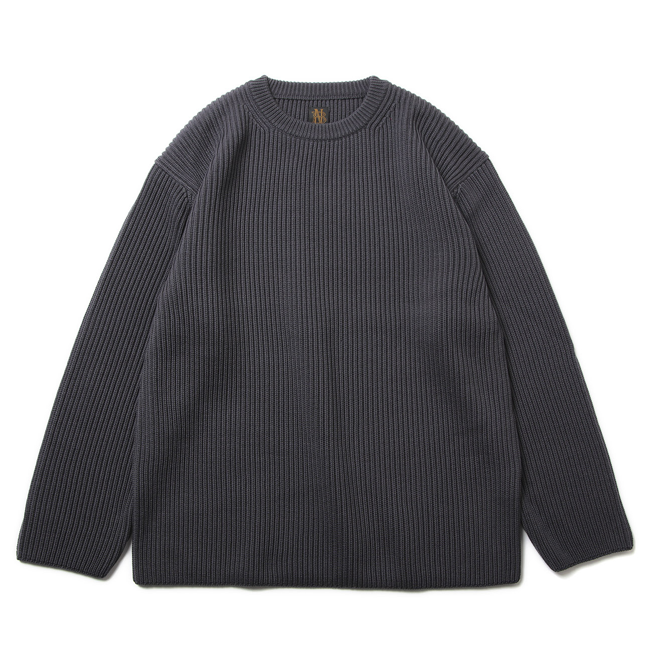 BATONER / バトナー | SOLID WOOL RIB CREW NECK (メンズ) - Dark Gray | 通販 - 正規取扱店 |  COLLECT STORE / コレクトストア