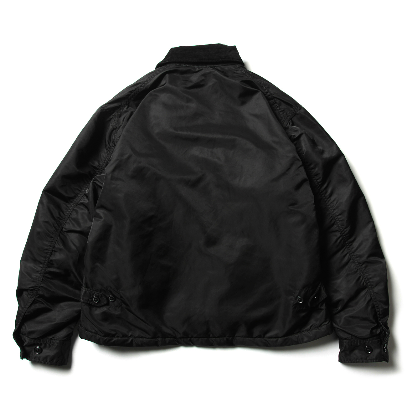 ENGINEERED GARMENTS / エンジニアドガーメンツ | Driver Jacket - Flight Satin - Black |  通販 - 正規取扱店 | COLLECT STORE / コレクトストア