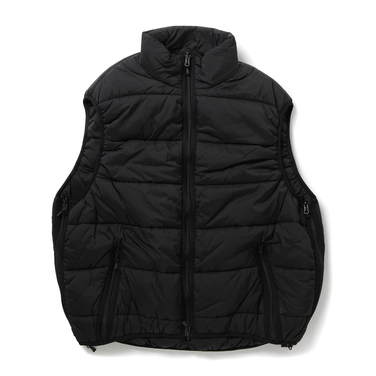 TECH REVERSIBLE CLIMBERS PUFF VEST - Black