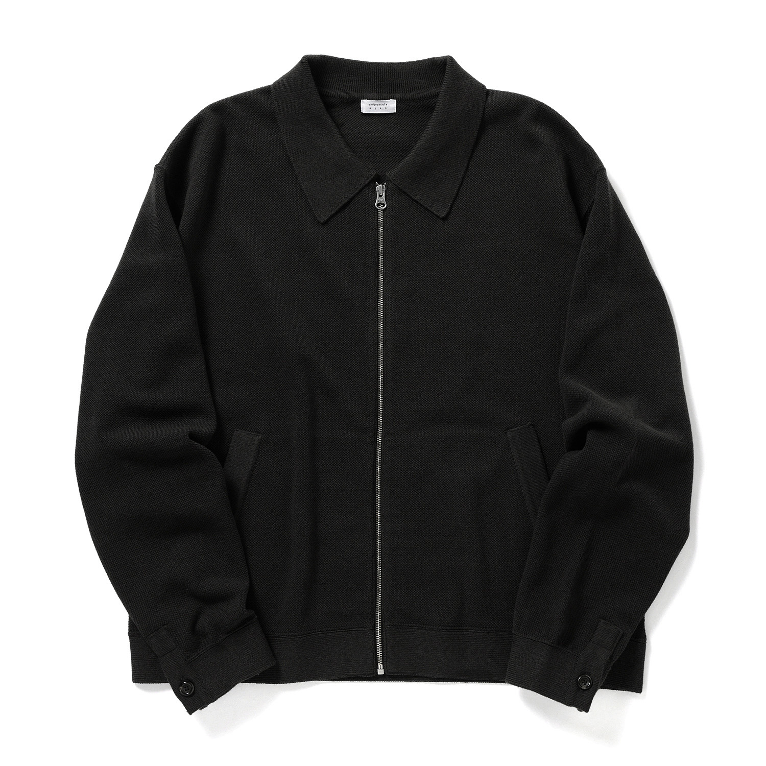 crepuscule / クレプスキュール | Co/Wo Moss Stitch Zip Blouson